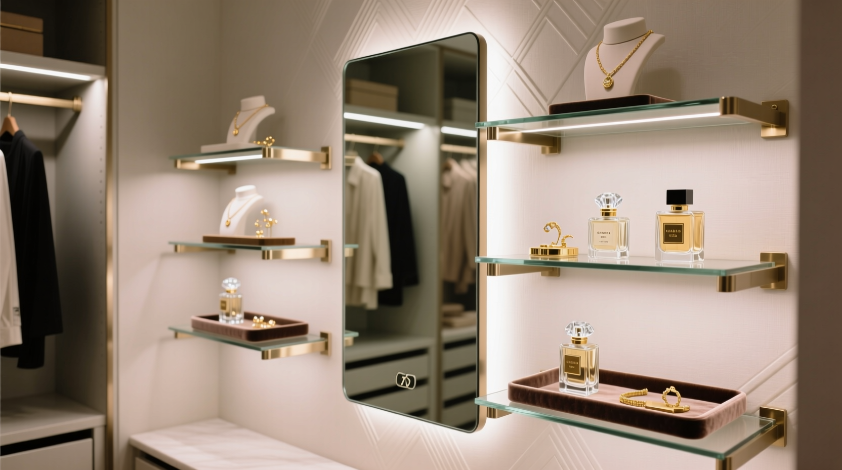 closet mirror shelf worth it or dust magnet