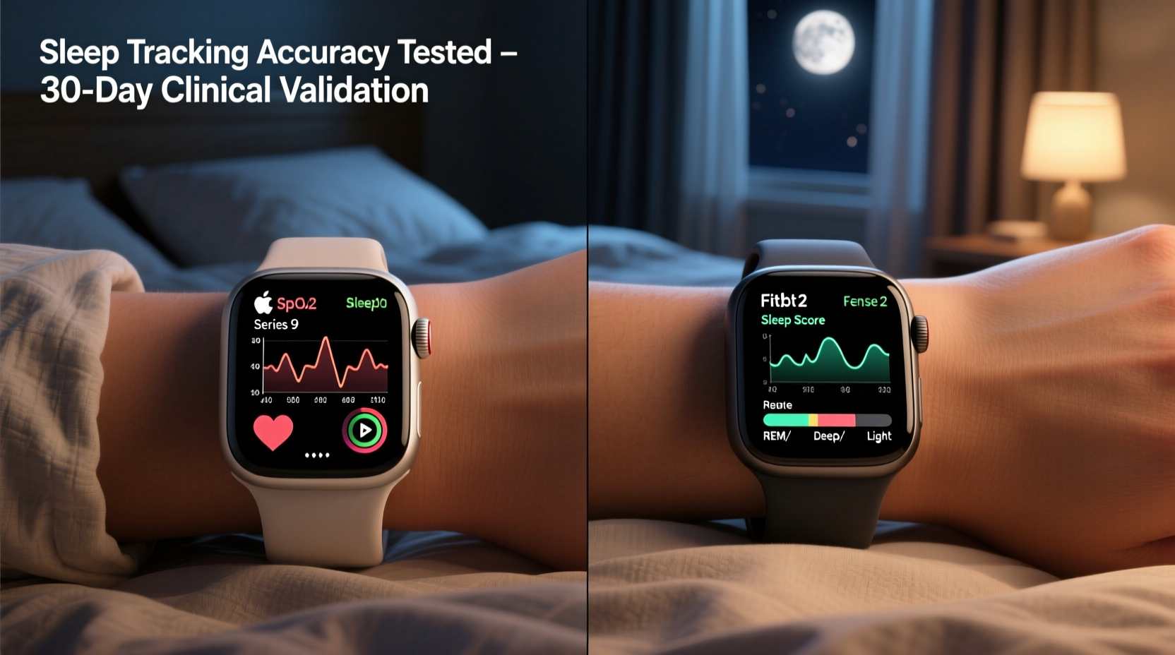 apple watch series 9 vs fitbit sense 2 for sleep tracking accuracy tested