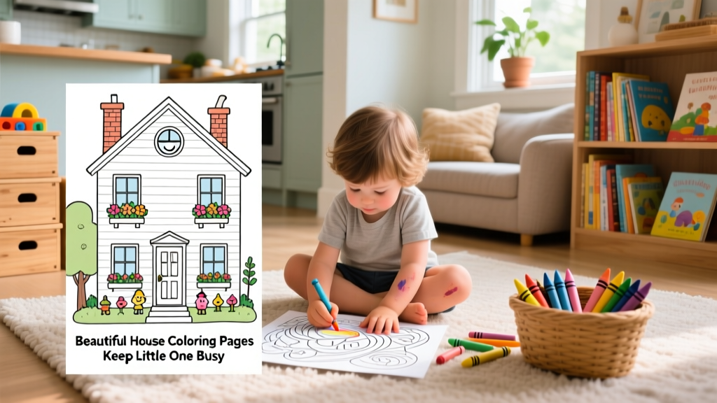 Beautiful House Coloring Pages: A Practical, Screen-Free Way to Keep Little Ones Busy (and Learning)