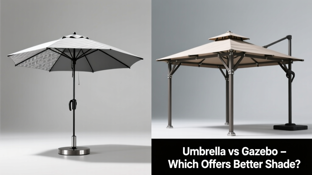 Umbrella vs Gazebo: Which Outdoor Shade Is Better?