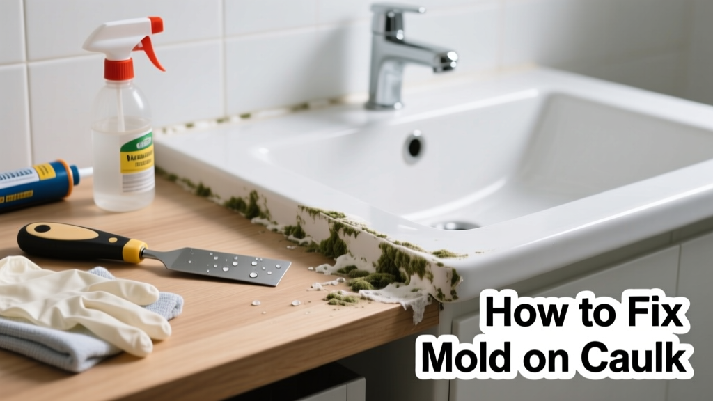 How to Fix Mold on Caulk in Bathrooms and Kitchens