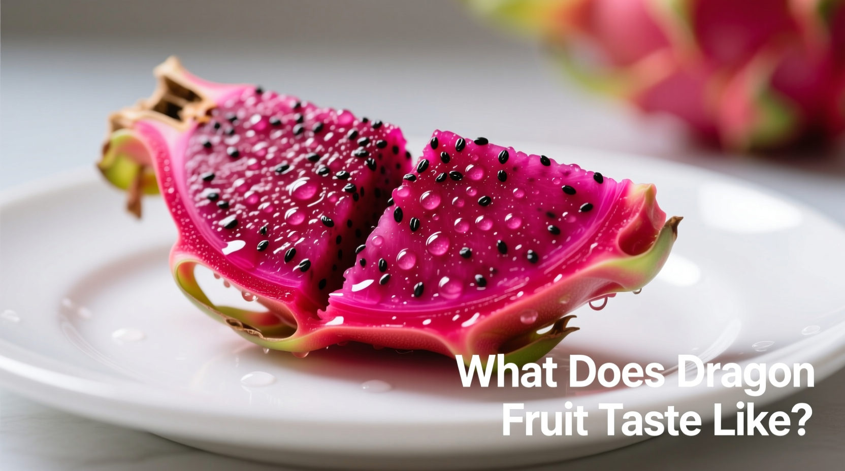 Dragon Fruit Taste: Mild Sweetness with Kiwi-Pear Notes