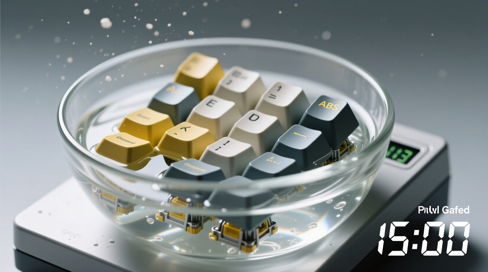 how to clean abs keycaps without discoloration