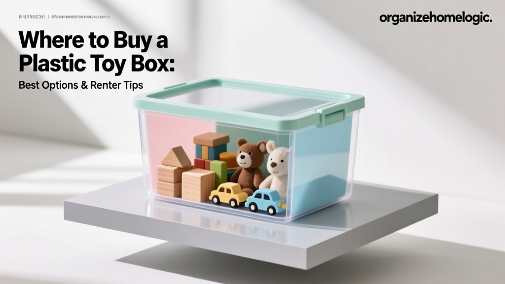 Where to Buy a Plastic Toy Box: Best Options & Renter Tips