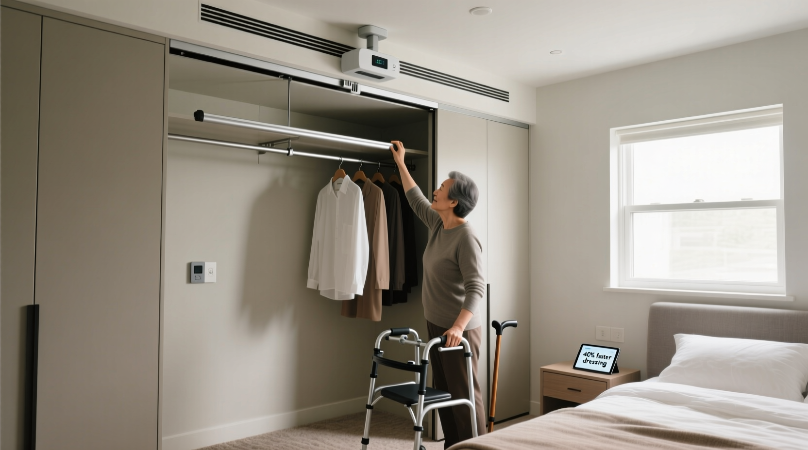 motorized closet rods worth it for mobility challenges