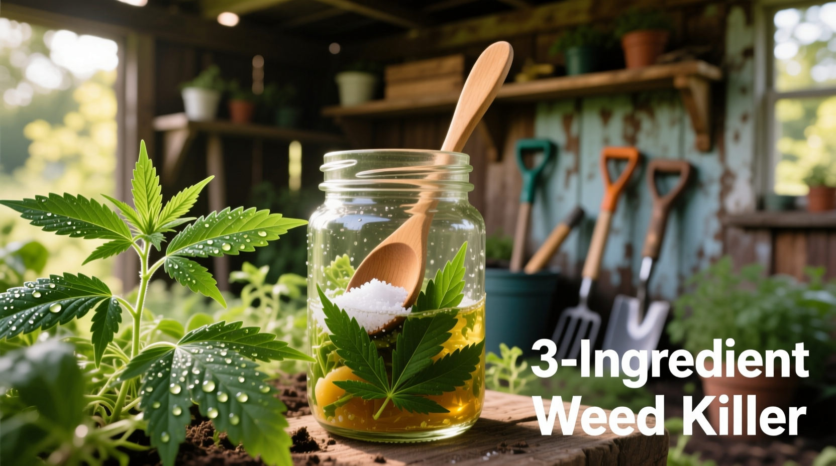 3 ingredient homemade weed killer