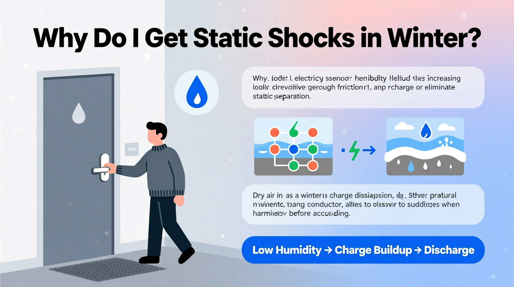 why do i get static shocks every time i touch metal winter humidity fixes