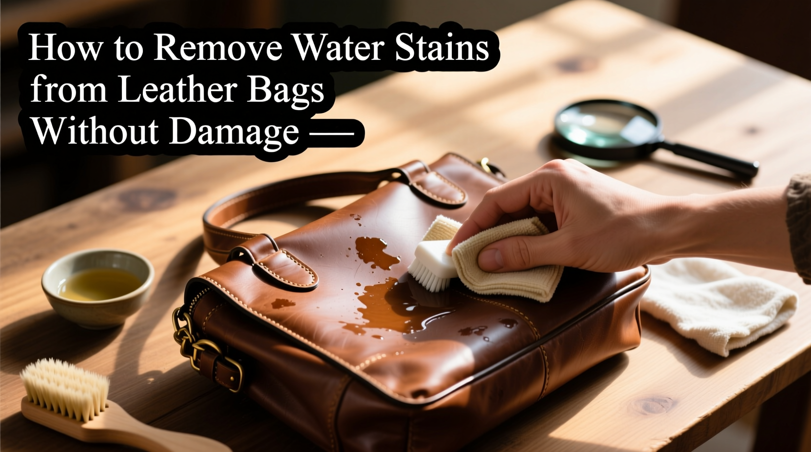 How To Remove Water Stains From Leather