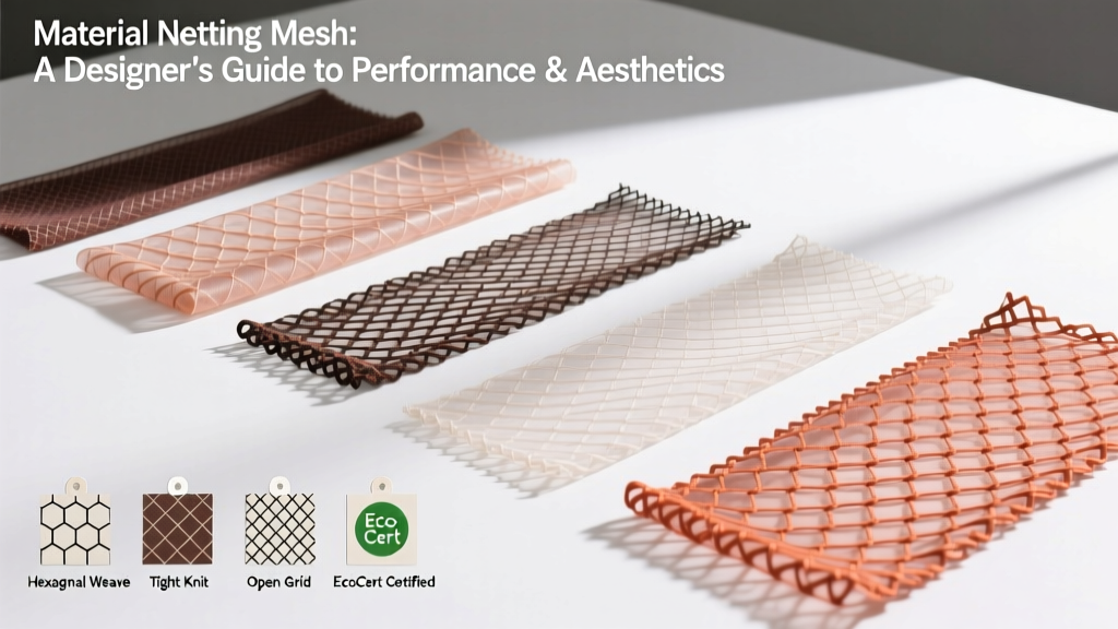 Material Netting Mesh: A Designer’s Guide to Performance & Aesthetics