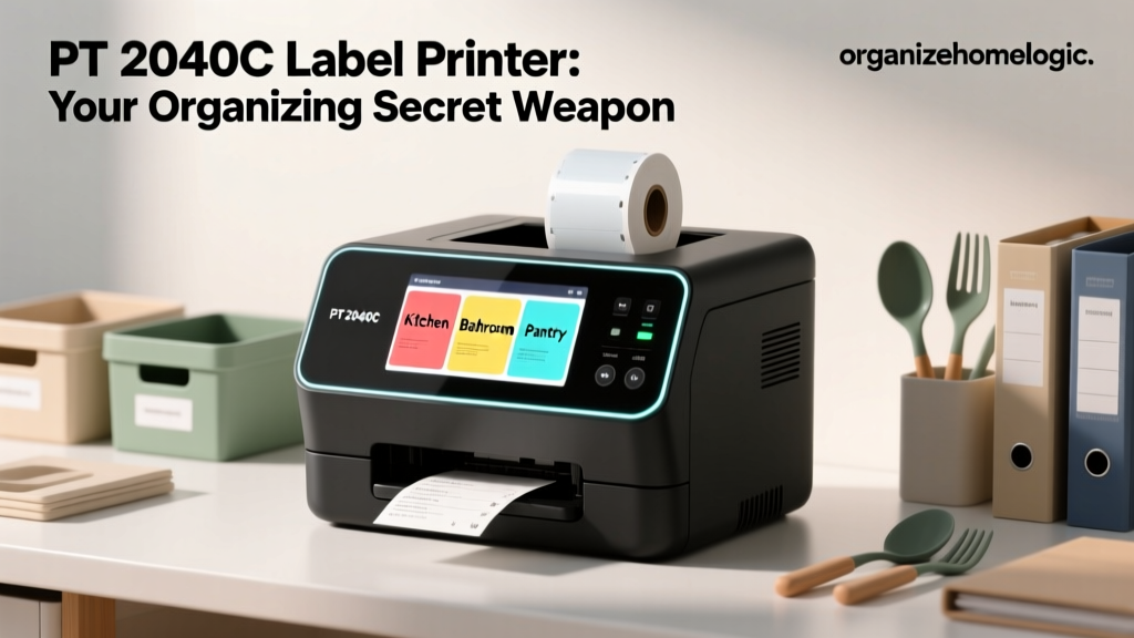 PT 2040C Label Printer: Your Organizing Secret Weapon