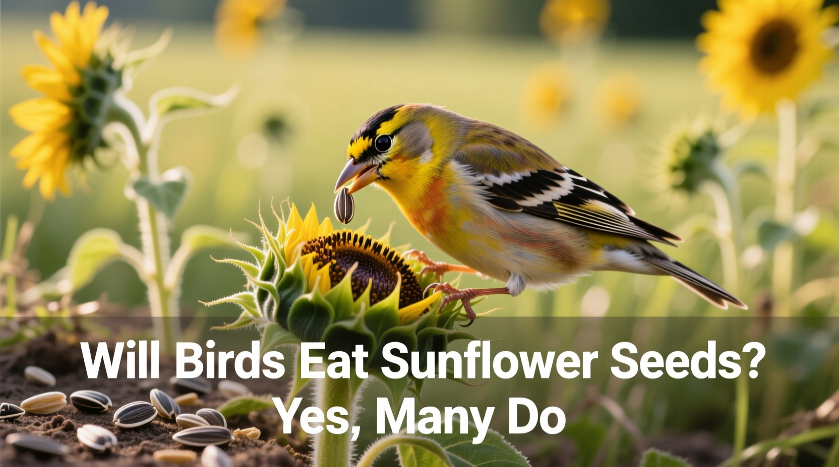 will birds eat sunflower seeds