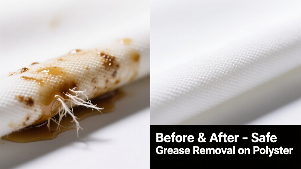 How to Remove Grease from Polyester Fabric Safely