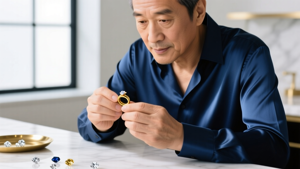Close-up of a jeweler
