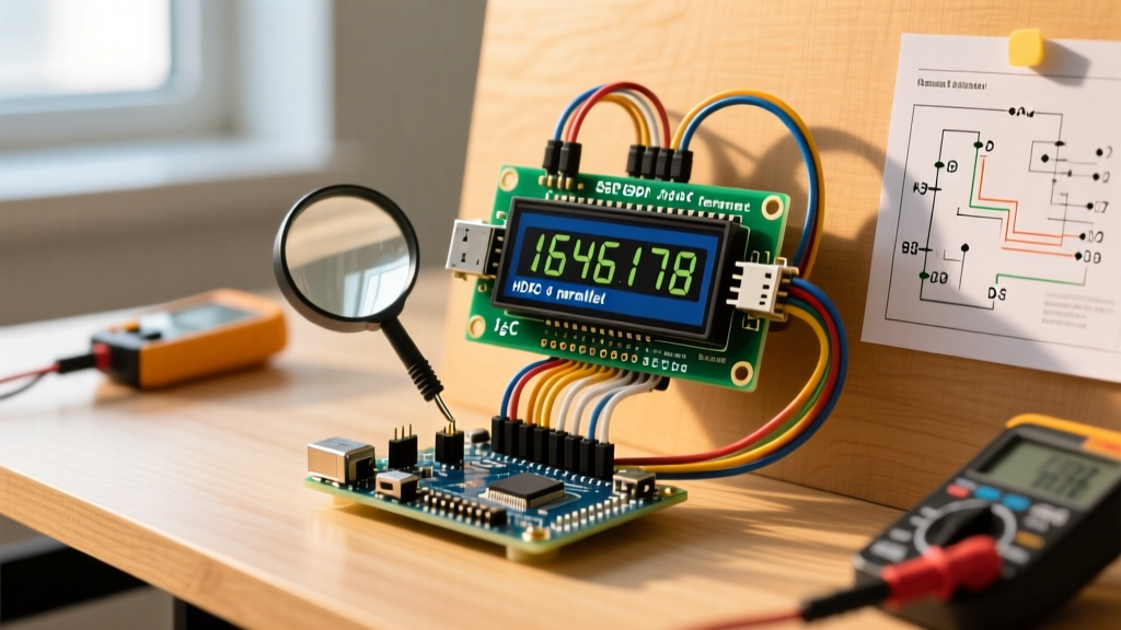 Master LCD Display Arduino Wiring for Smart Home Projects