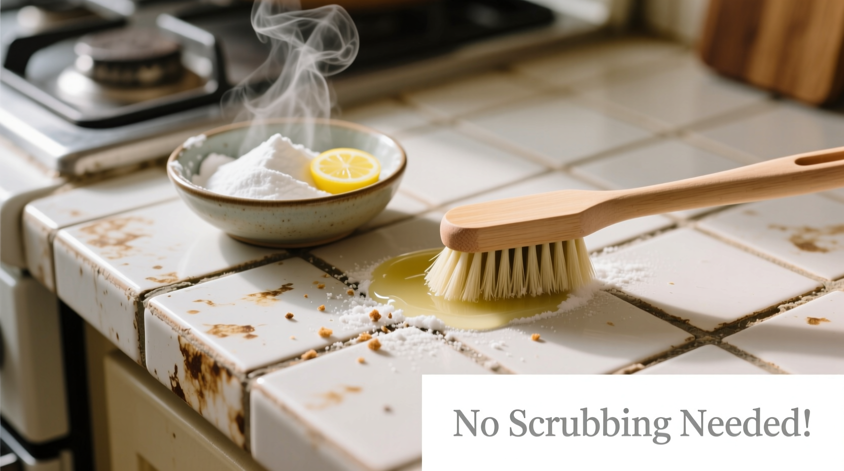 how to clean grout lines without scrubbing hard natural paste recipe