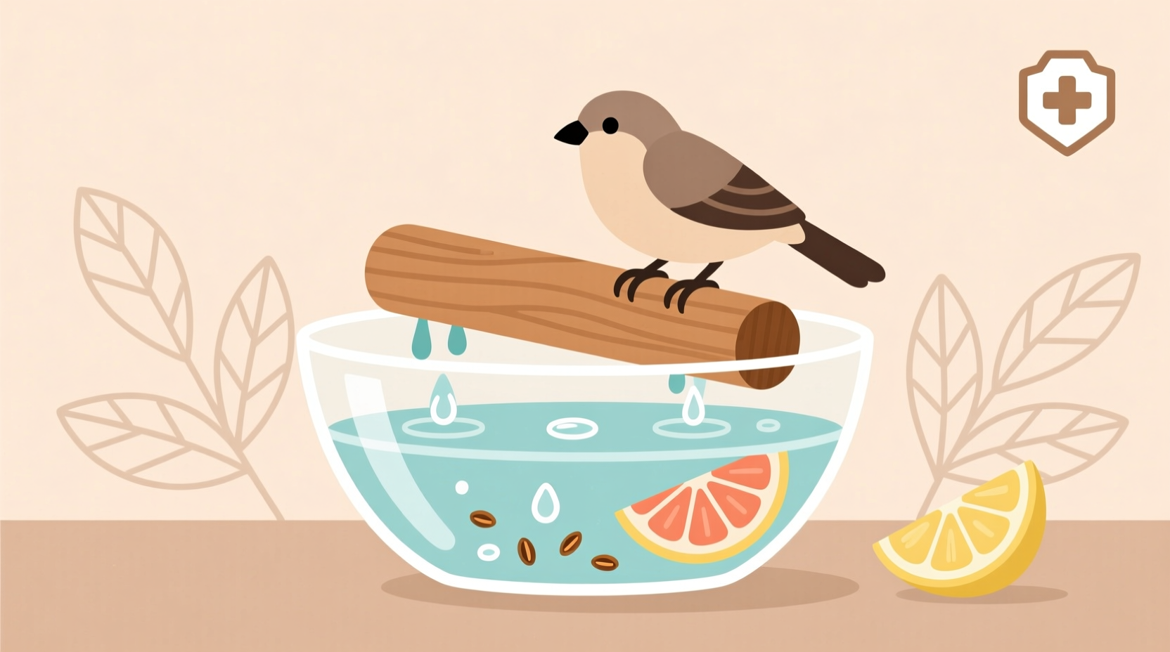 eco friendly cleaning sanitize bird perches safely