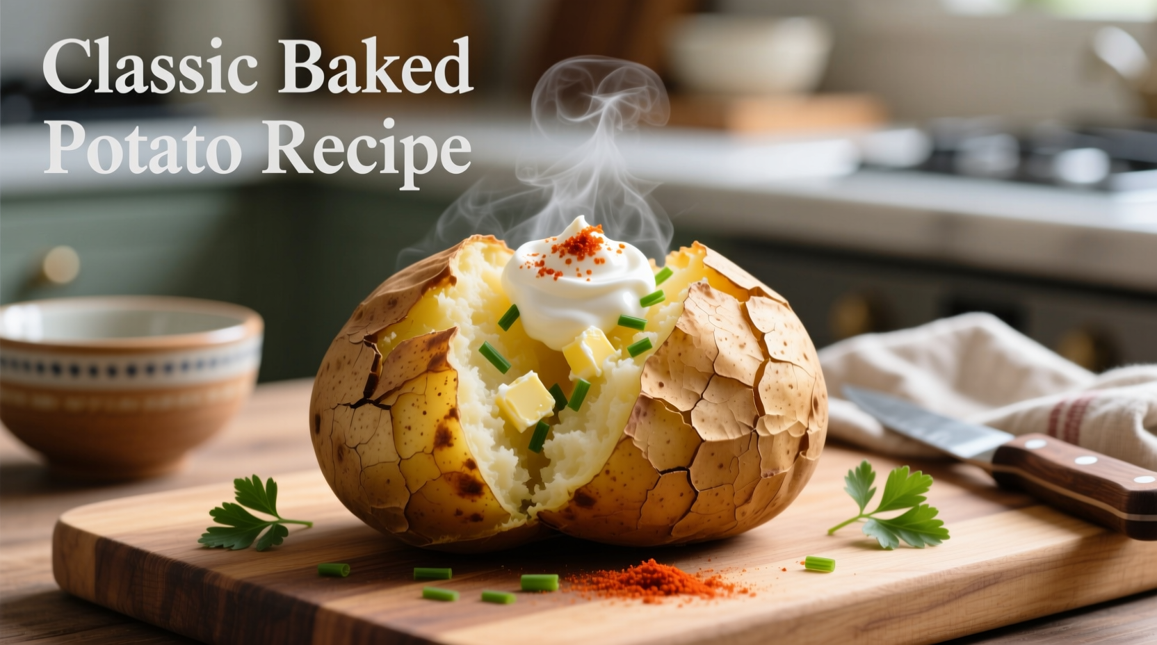 Perfect Baked Potato Recipe: Crispy Skin, Fluffy Interior