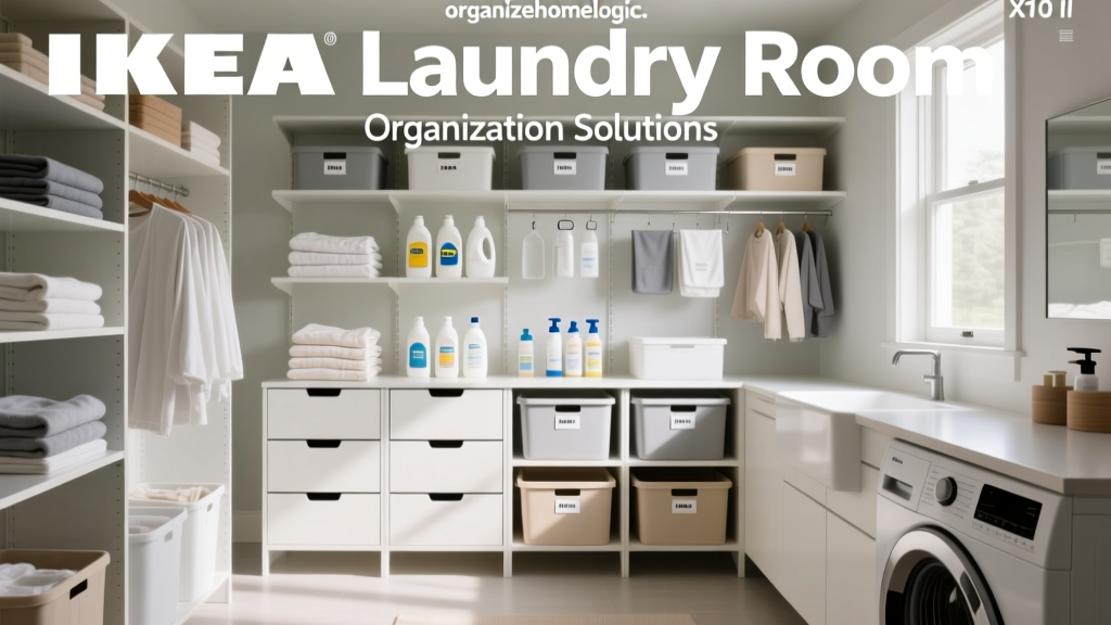 IKEA Laundry Room Organization Solutions