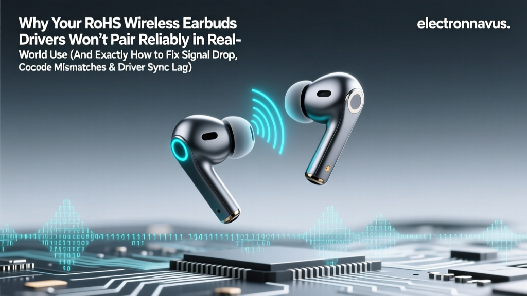 Why Your RoHS Wireless Earbuds Drivers Won’t Pair Reliably in Real-World Use (And Exactly How to Fix Signal Drop, Codec Mismatches & Driver Sync Lag)