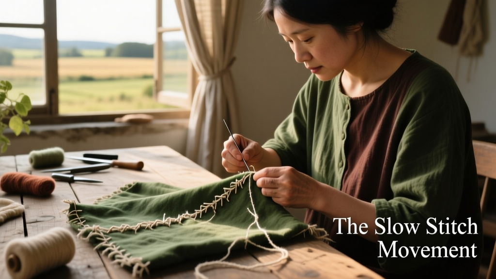 The Slow Stitch Movement: Handmade Fashion Revival