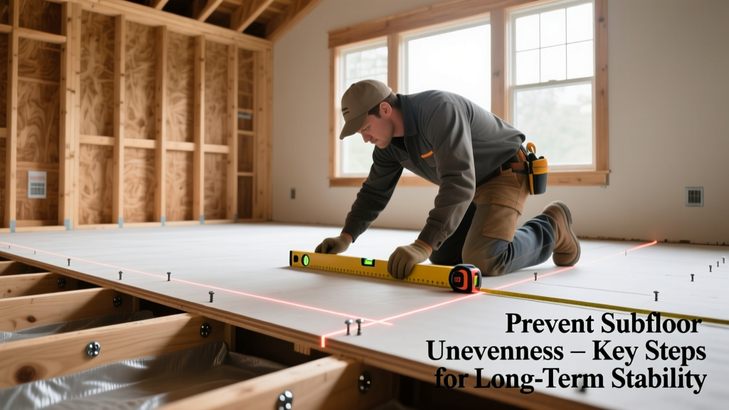 How to Prevent Subfloor Uneven in Wood-Framed Homes