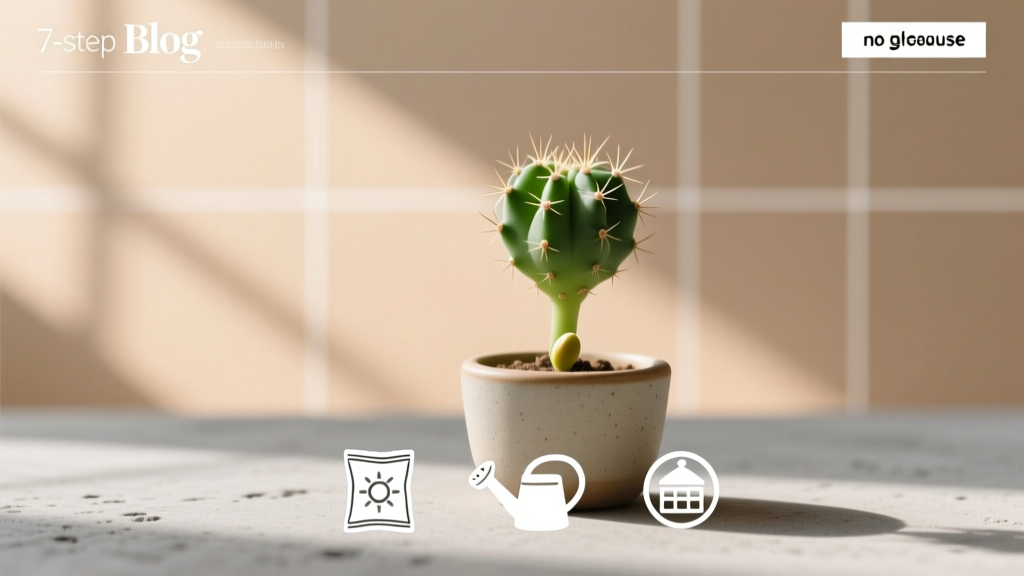 Indoor Cactus Seeds: Germination & First-Year Care