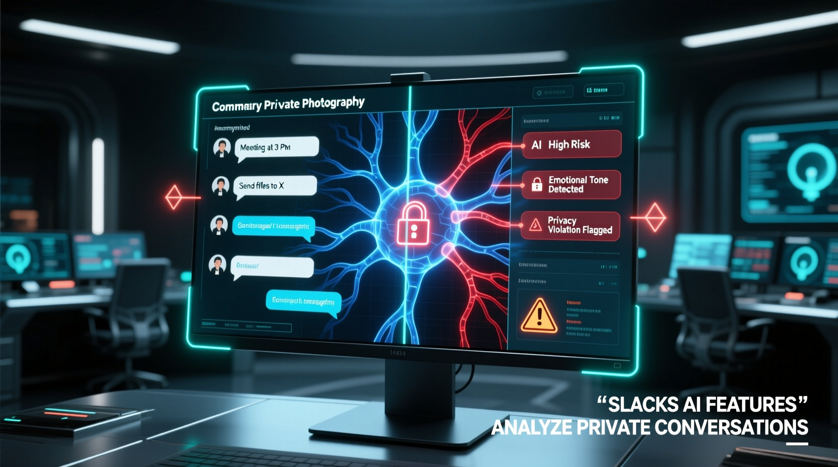 slacks ai features analyze private conversations