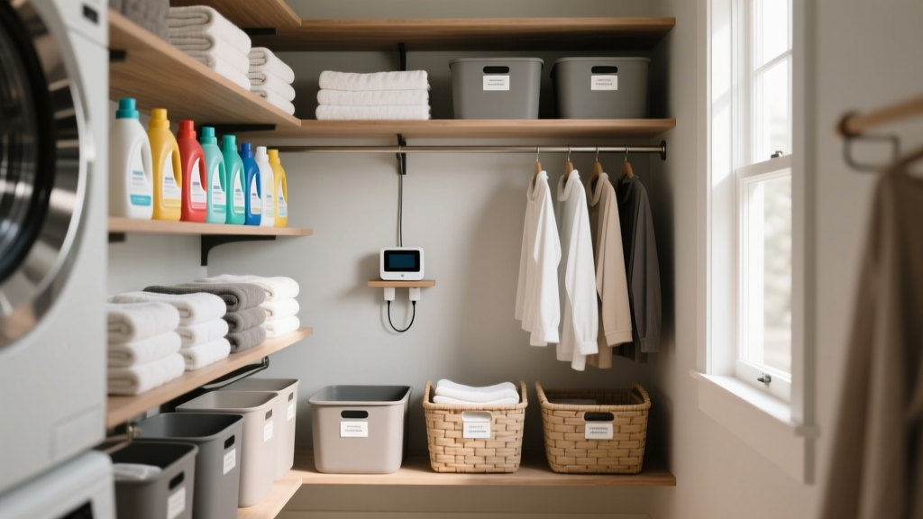 Laundry Room Utility Closet Organization Guide