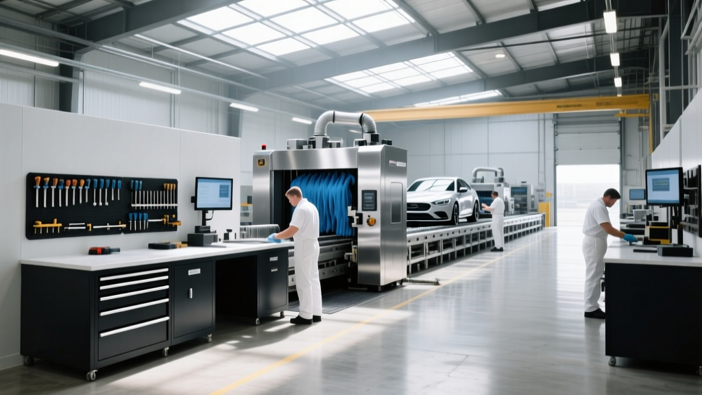 Comparing Car Wash Equipment Manufacturers in USA: Lean Workstation Design