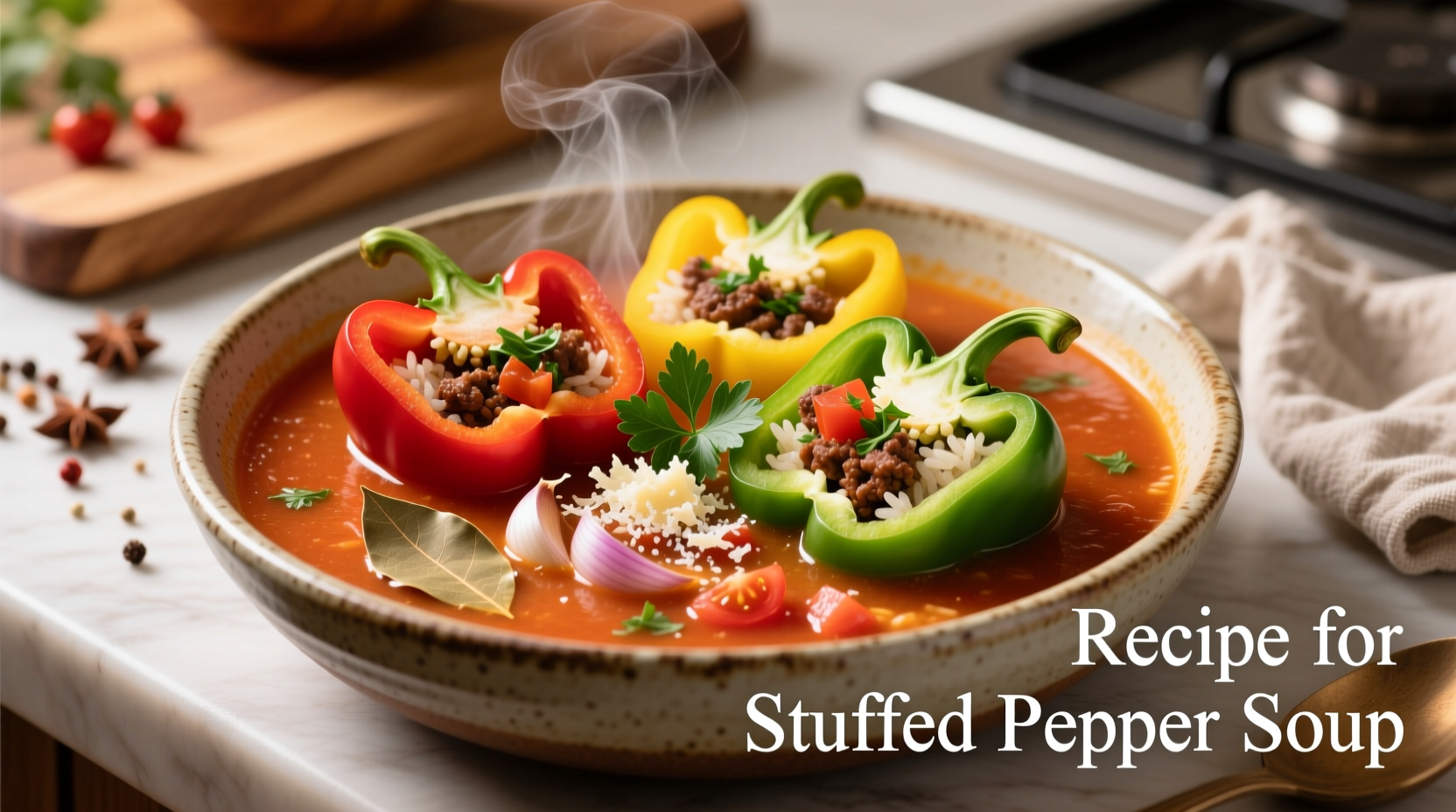Authentic Stuffed Pepper Soup Recipe in 45 Minutes