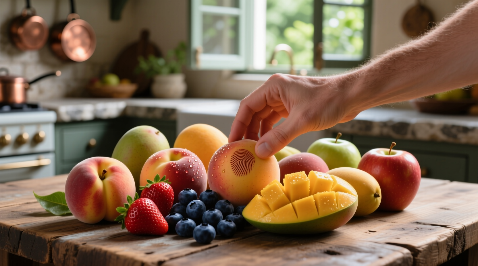 give most fruits the sniff test to see if theyre ripe