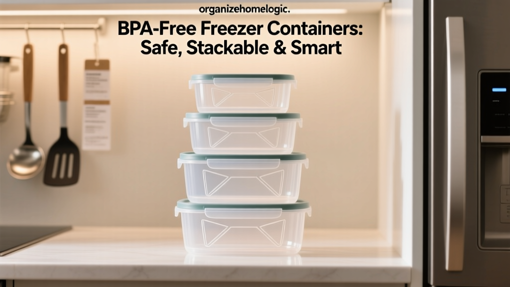BPA-Free Freezer Containers: Safe, Stackable, Smart