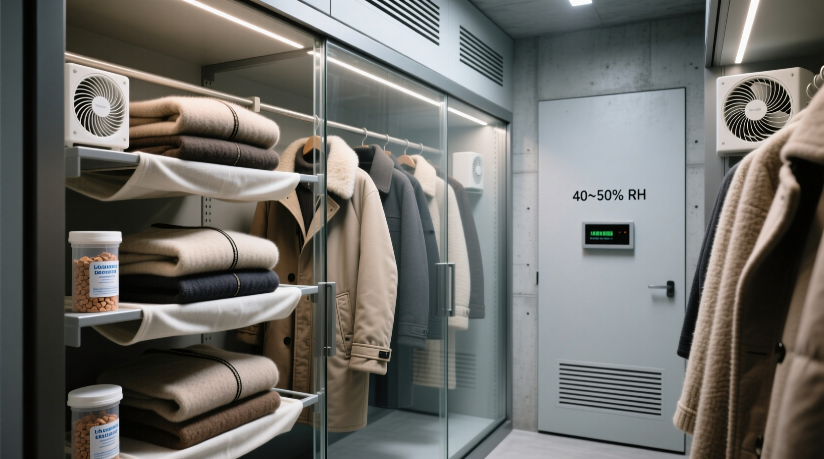 closet organization tips winter coats in humidity