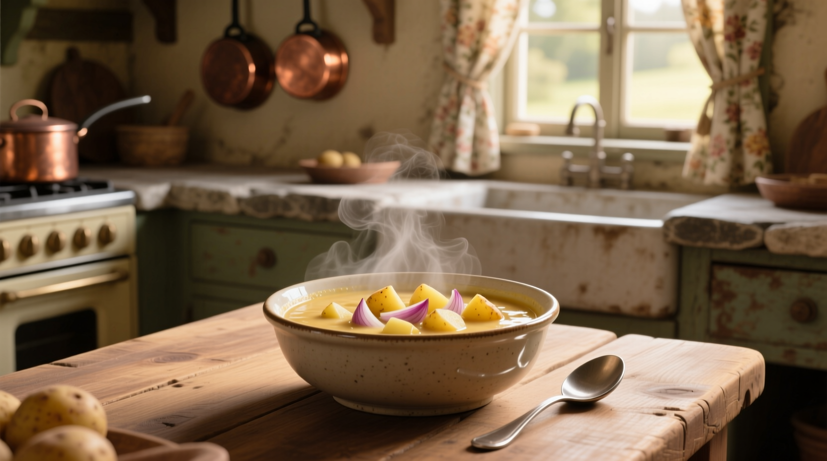 Easy Homemade Potato Soup: 7-Ingredient Recipe in 45 Minutes