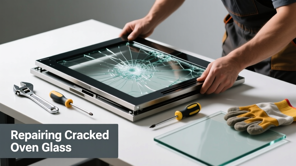 Fixing a Cracked Oven Glass Door Making Noise