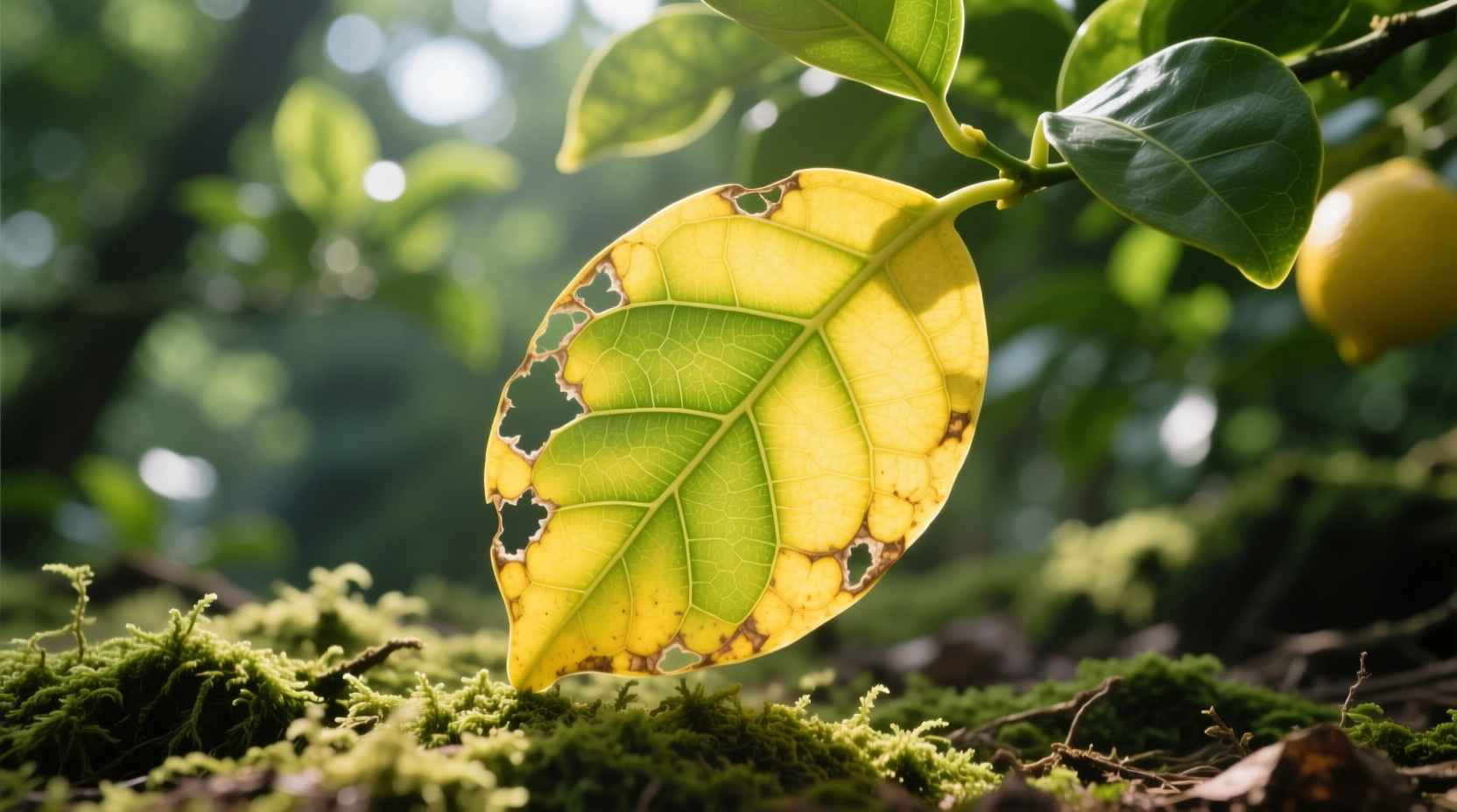 why do lemon tree leaves turn yellow