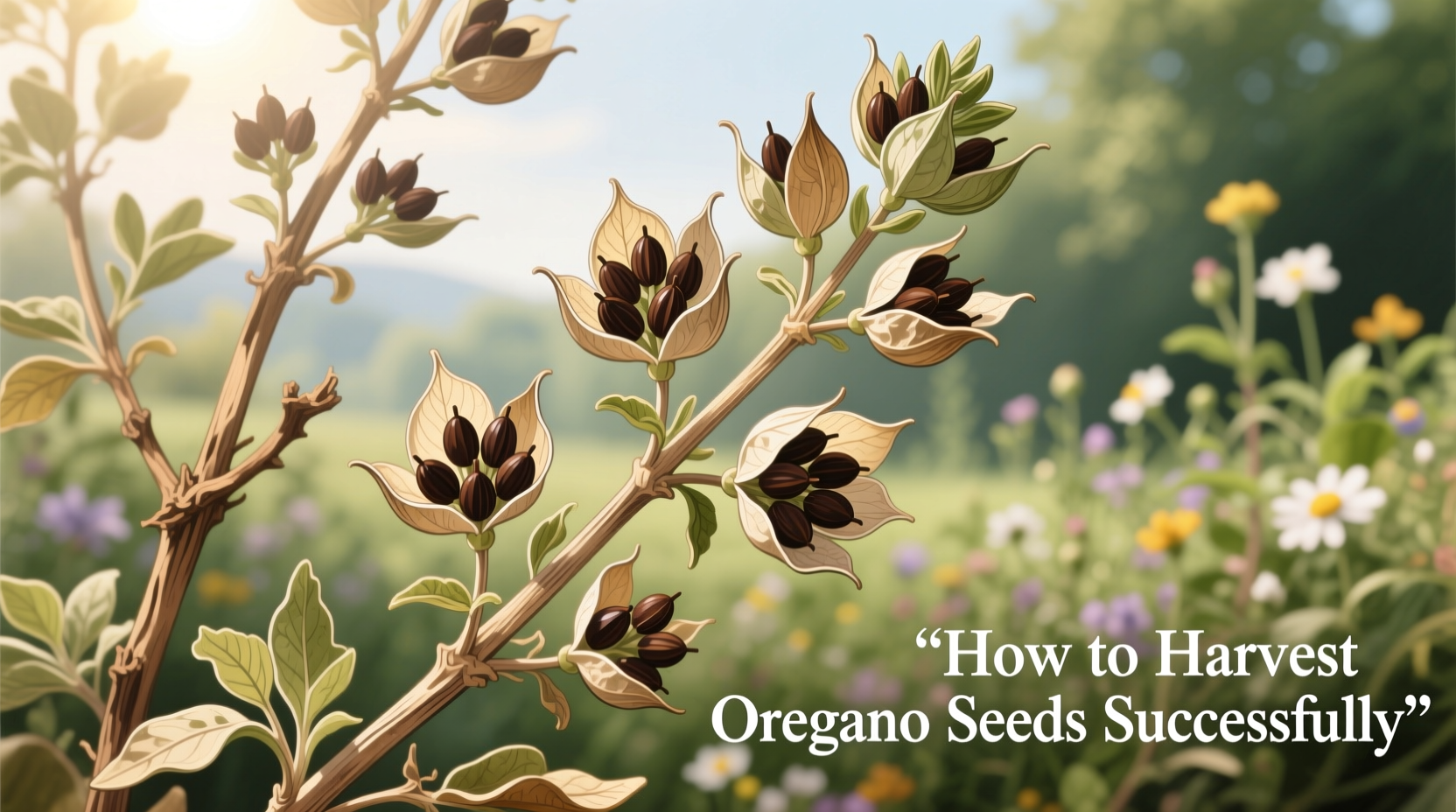 Harvest Oregano Seeds in 5 Steps | TheHomeSprouts