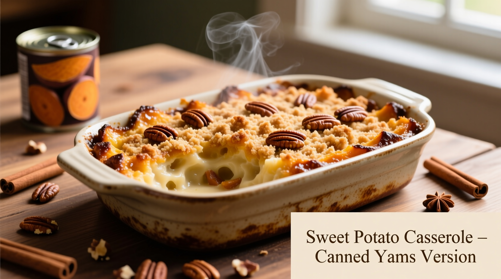 Perfect Sweet Potato Casserole Recipe with Canned Yams