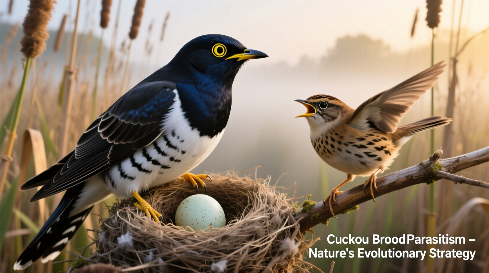 what birds lays eggs in other birds nest