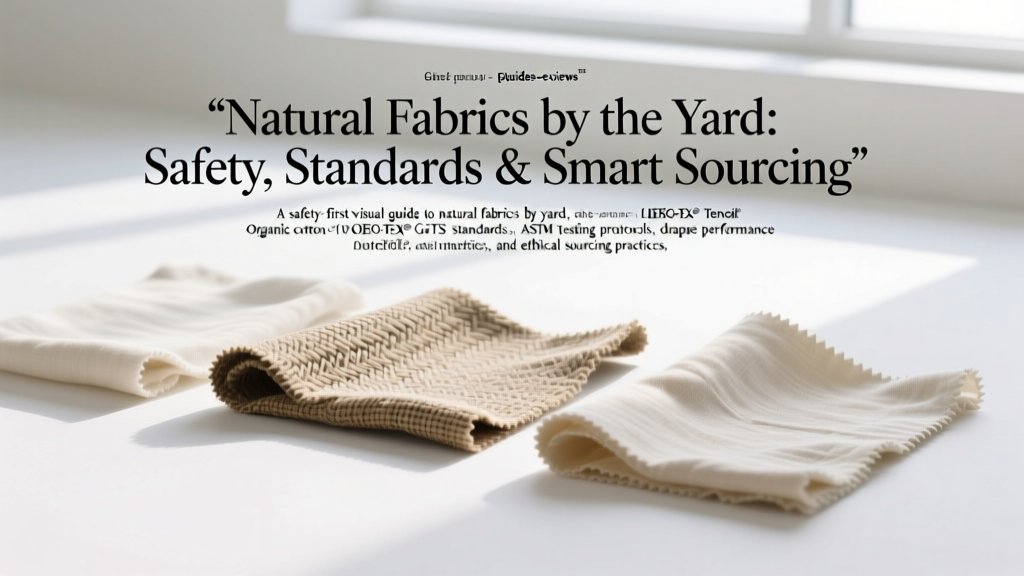 Natural Fabrics by the Yard: Safety, Standards & Smart Sourcing