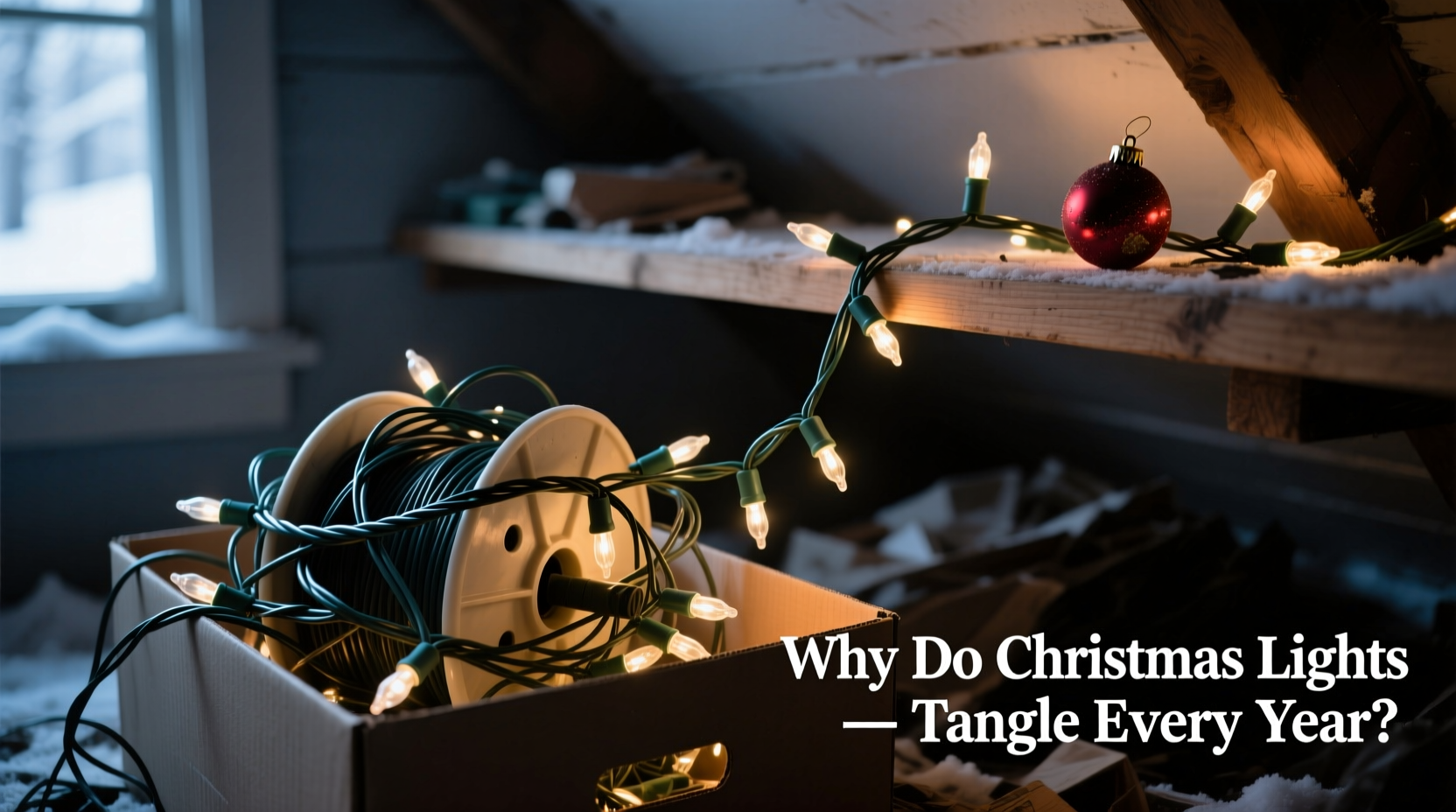 why does my christmas light reel tangle every year and how to avoid it