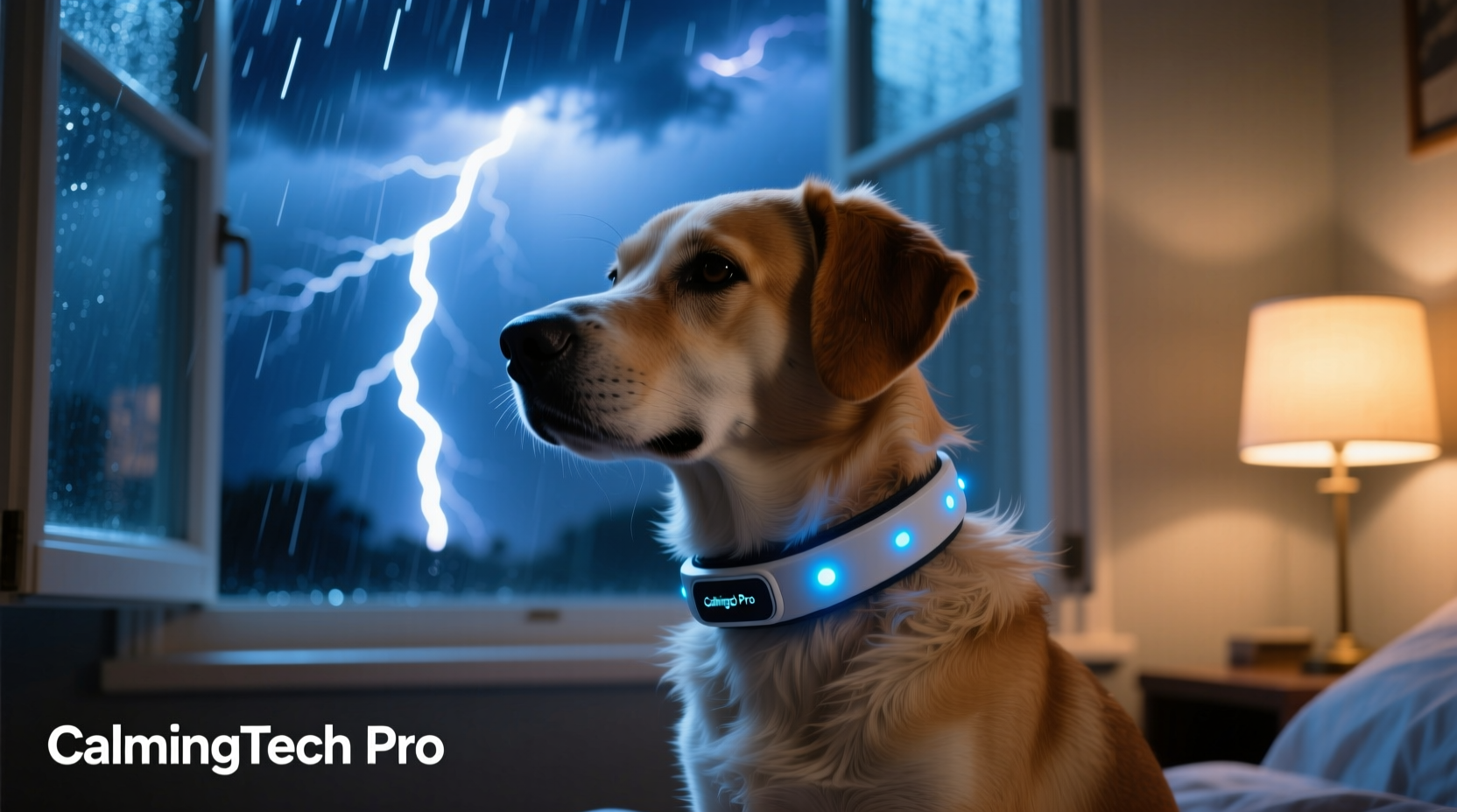 do pet calming collars work for thunderstorm anxiety in dogs