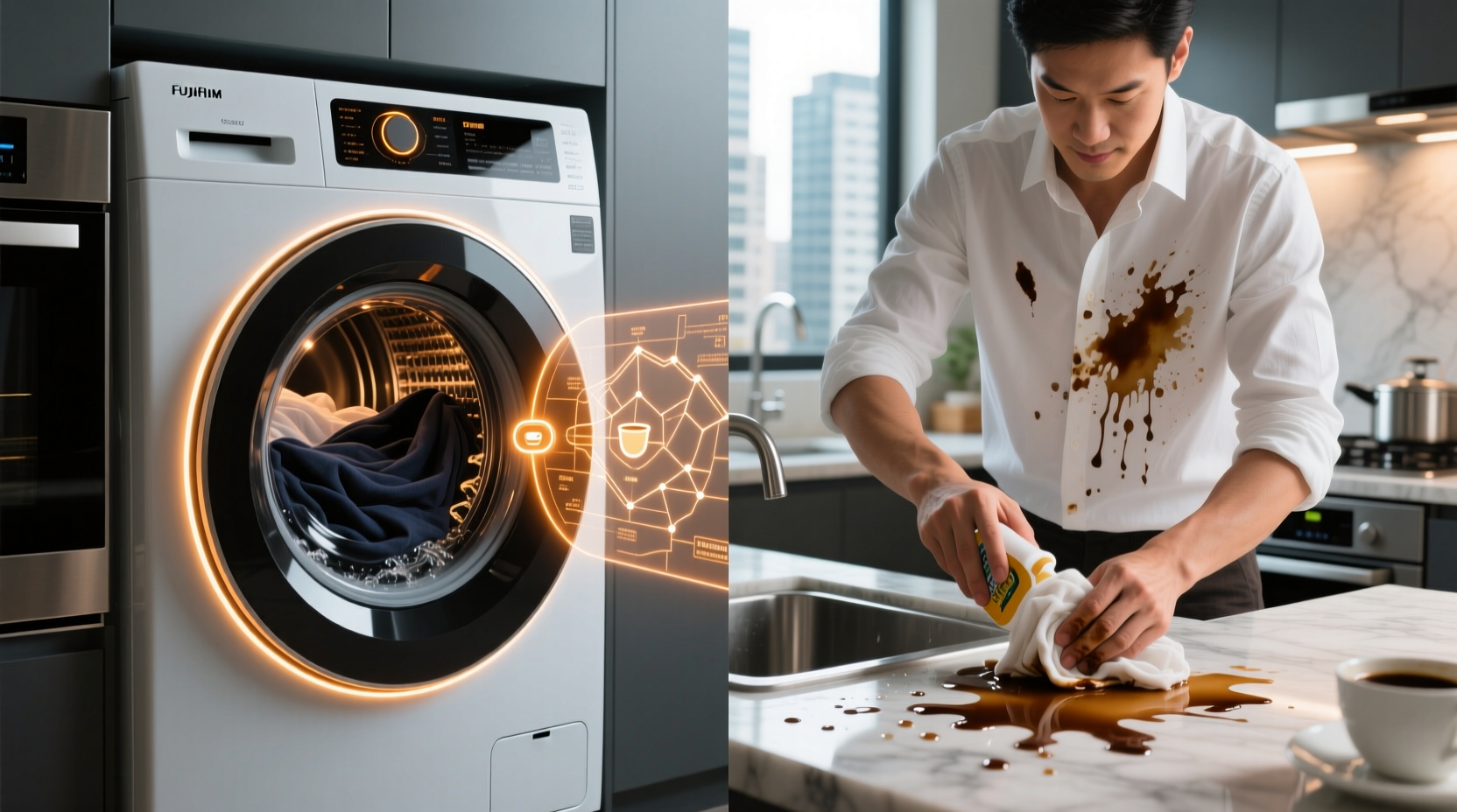 is a smart washer worth it for coffee stains