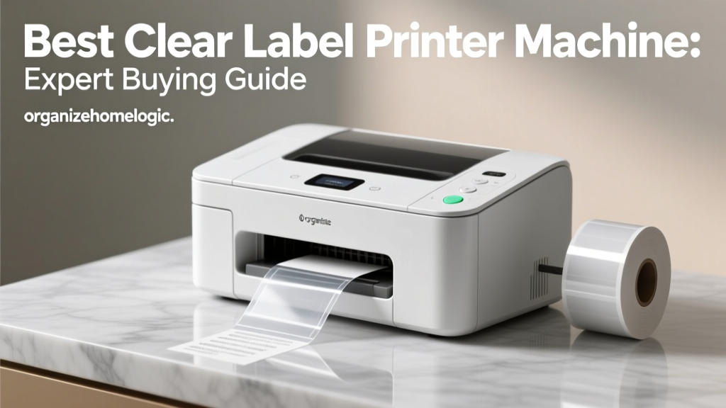 Best Clear Label Printer Machine: Expert Buying Guide