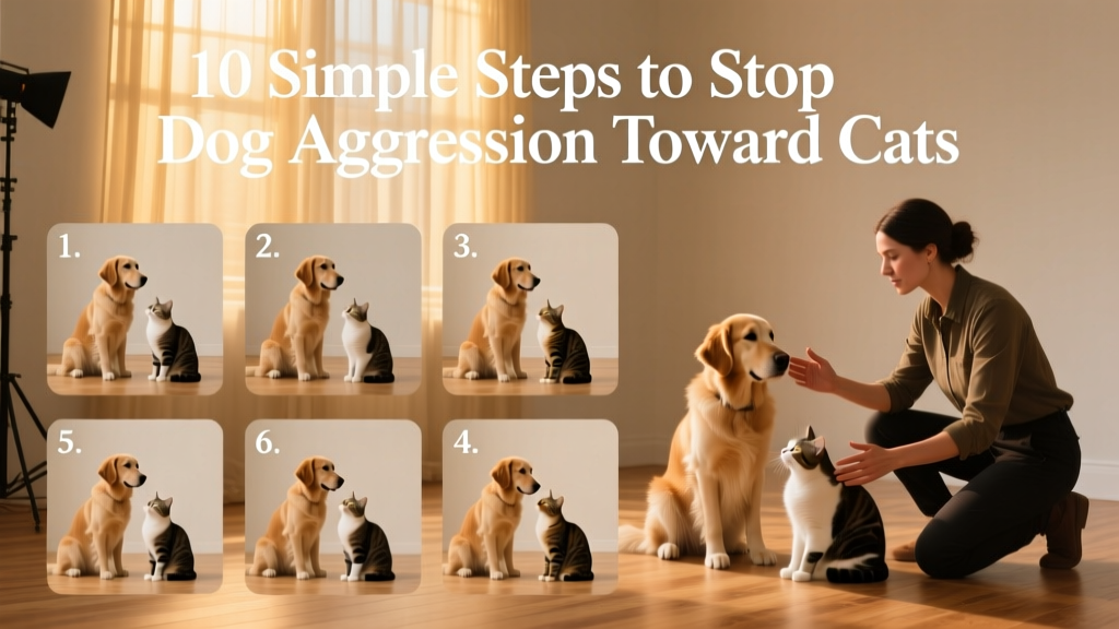 How to Stop Dog Aggression Toward Cats: 10 Simple Steps