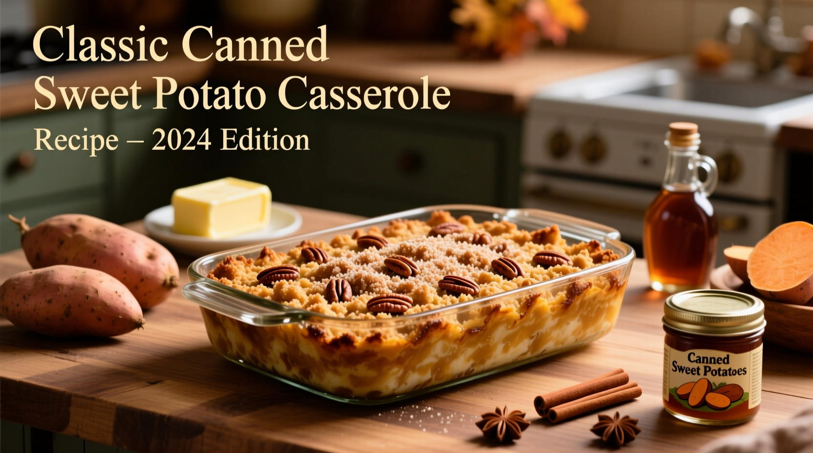 Easy Canned Sweet Potato Casserole Recipe in 30 Minutes