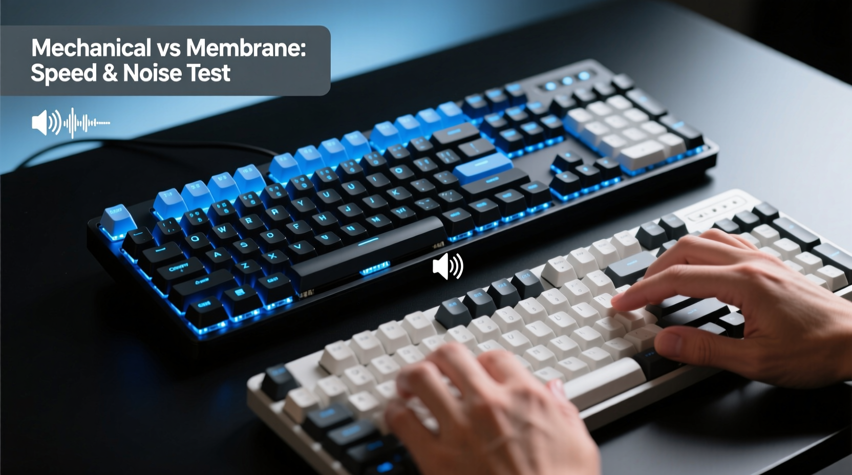 mechanical keyboard vs membrane which is better for typing speed and noise control
