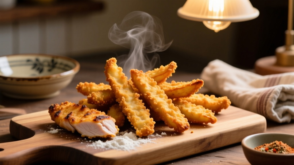 Chicken Fried Steak Fingers in Air Fryer (Crispy!)
