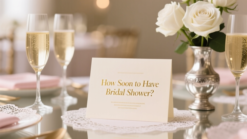 Bridal Shower Timing: The 3–6 Week Sweet Spot
