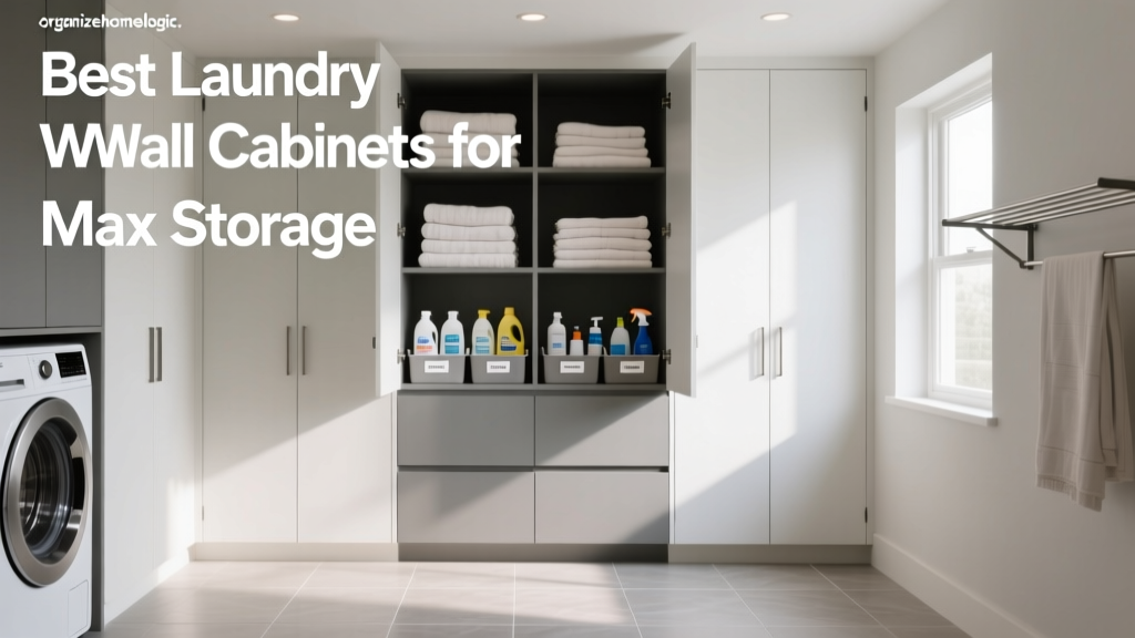 Best Laundry Room Wall Cabinets for Max Storage
